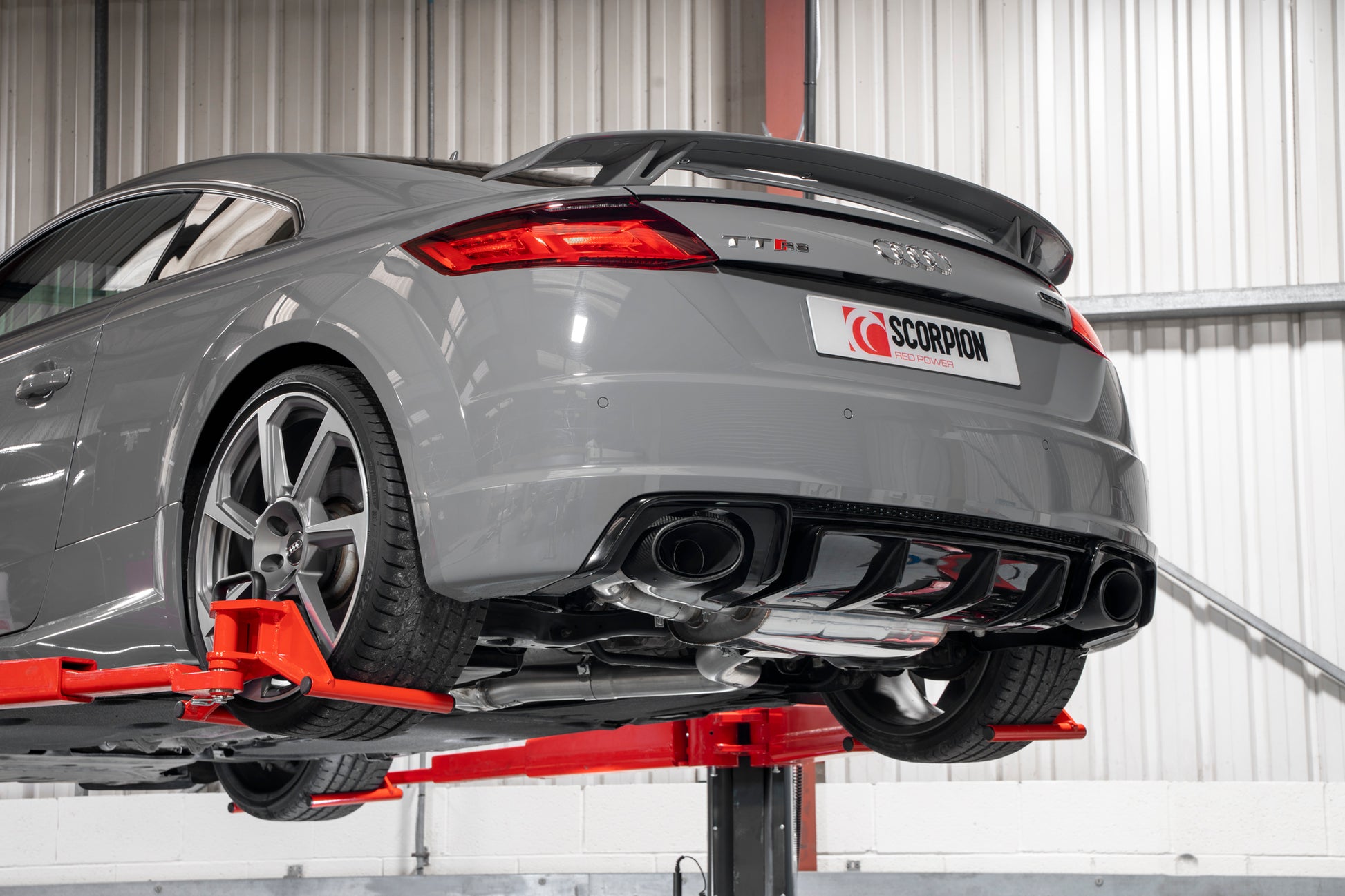 Scorpion SAU081CF Audi TTRS MK3 Resonated Cat/Gpf-Back System With Valves | ML Performance UK UK