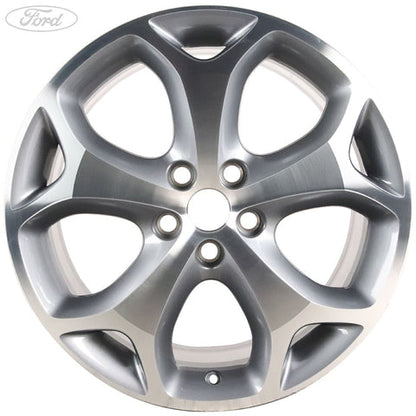 GENUINE FORD 2237309 GALAXY & S-MAX ALLOY WHEEL 18" 5-SPOKE Y DESIGN, ANTHRACITE MACHINED FRONT | ML Performance UK