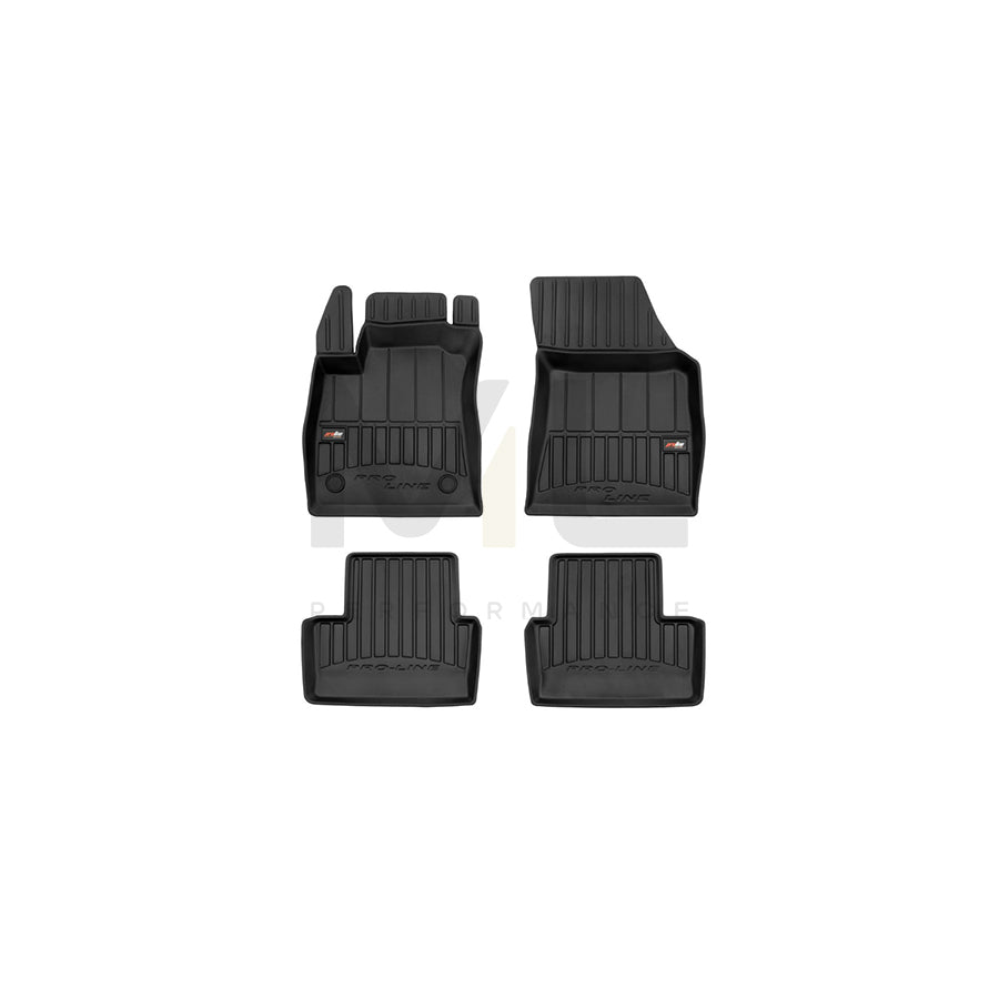 FROGUM Tailored, ProLine 3D425569 Floor mat set for RENAULT Megane IV Hatchback (B9A/M/N) Elastomer, Front and Rear, Quantity: 4, Black | ML Performance Car Parts