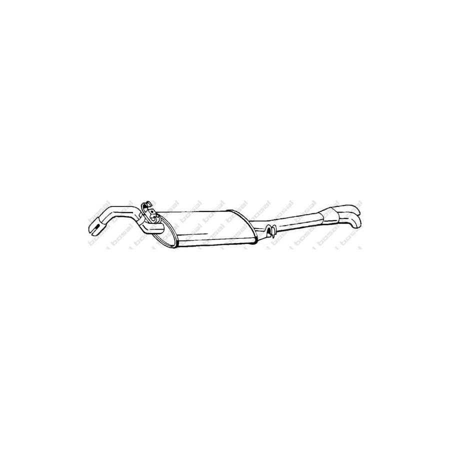 Bosal 279-611 Rear Silencer For Seat Toledo I Hatchback (1L)