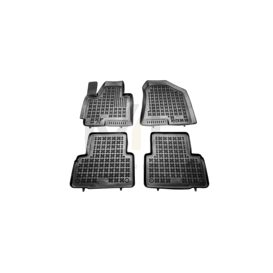 REZAW PLAST 201607 Floor mat set for HYUNDAI ix35 (LM, EL, ELH) Elastomer, Front and Rear, Black | ML Performance Car Parts