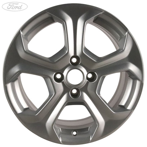 GENUINE FORD 2036272 FIESTA ALLOY WHEEL 17" 5-SPOKE DESIGN, SPARKLE SILVER | ML Performance UK