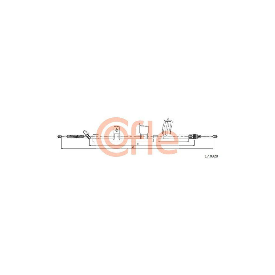 Cofle 15.4084 Clutch Cable