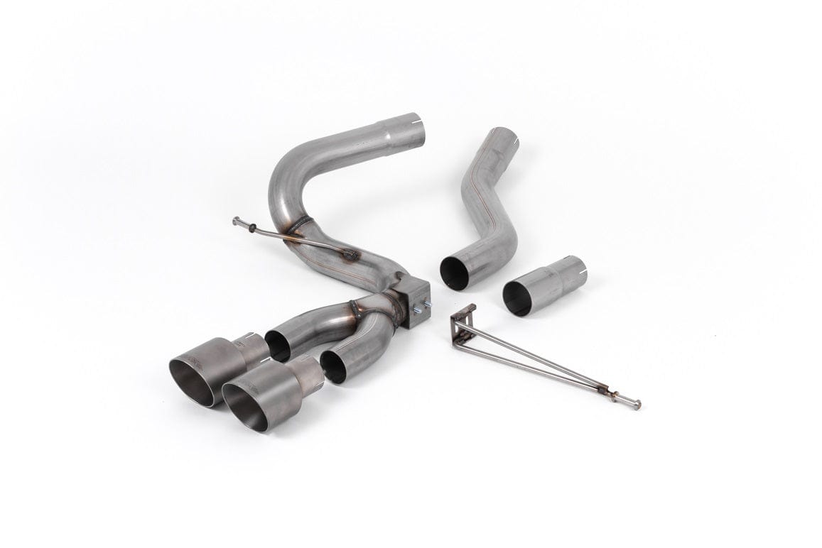 MillTek SSXFD203 Ford Focus Cat-Back Exhaust with Titainium GT-100 Trims