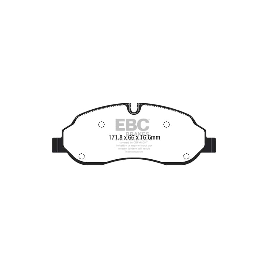 EBC PDKF2355 Ford Transit Ultimax Front Brake Pad & Plain Disc Kit 2 | ML Performance UK Car Parts