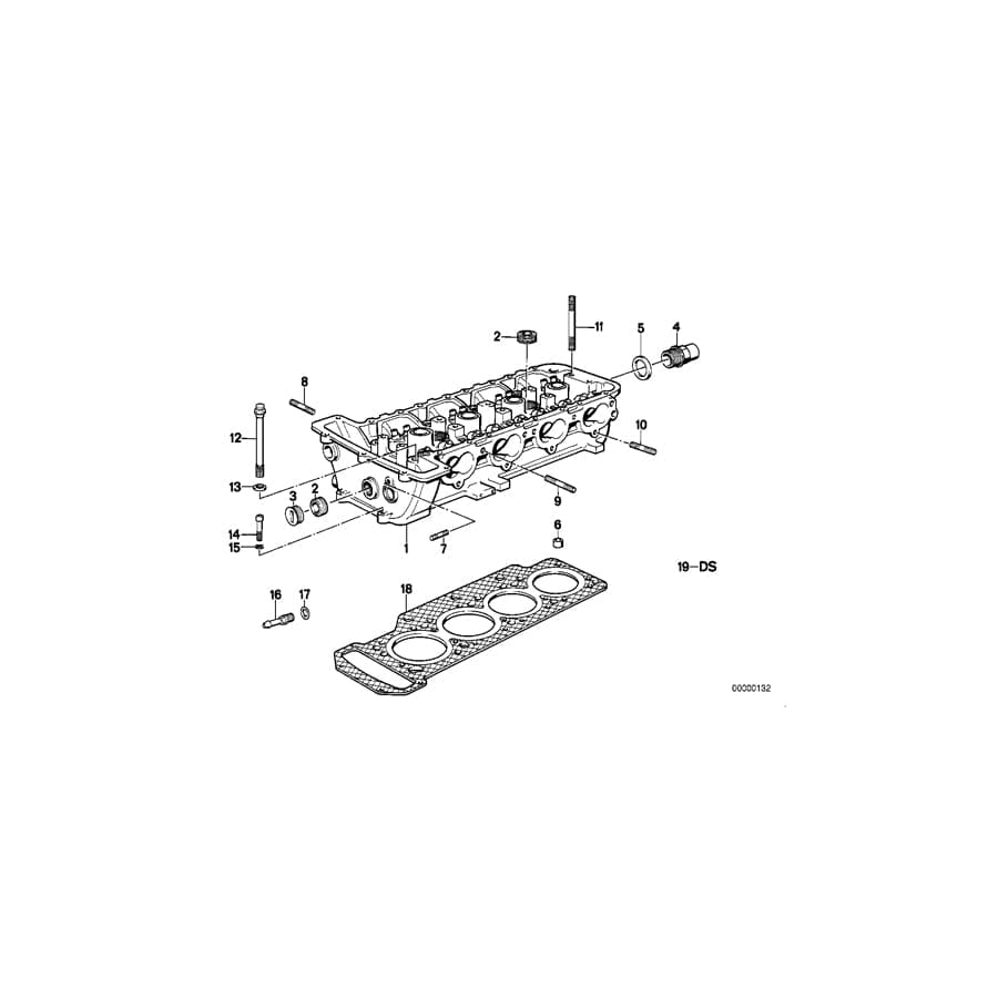 Genuine BMW 11121310460 Classic Cylinder Head Gasket 2,3L 94,5mm (Inc. E30 M3) | ML Performance UK Car Parts