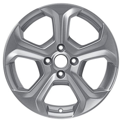 GENUINE FORD 2036272 FIESTA ALLOY WHEEL 17" 5-SPOKE DESIGN, SPARKLE SILVER | ML Performance UK