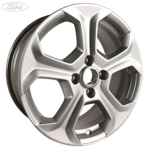 GENUINE FORD 2036272 FIESTA ALLOY WHEEL 17" 5-SPOKE DESIGN, SPARKLE SILVER | ML Performance UK