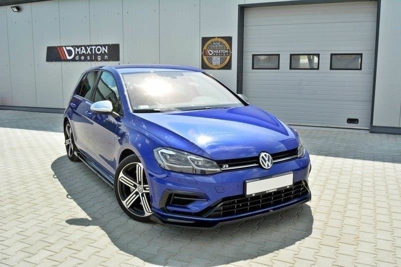 Maxton Design Volkswagen Golf R / R-Line MK7.5 Front Splitter V.2