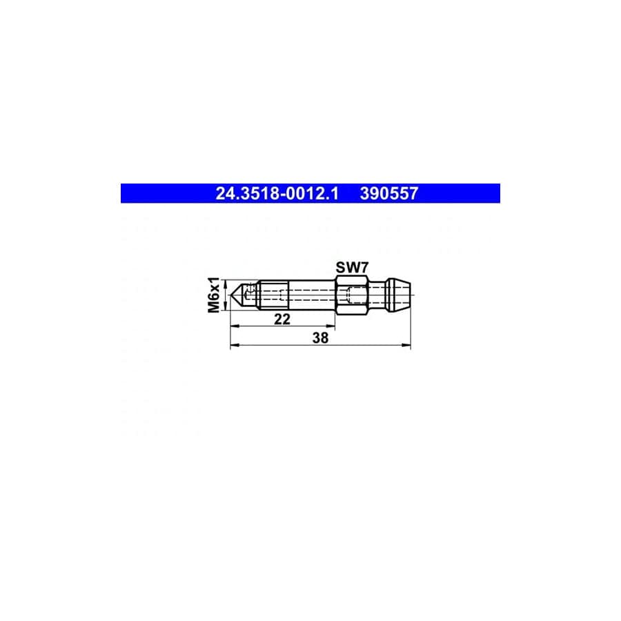 ATE 24.3518-0012.1 Breather Screw / Valve