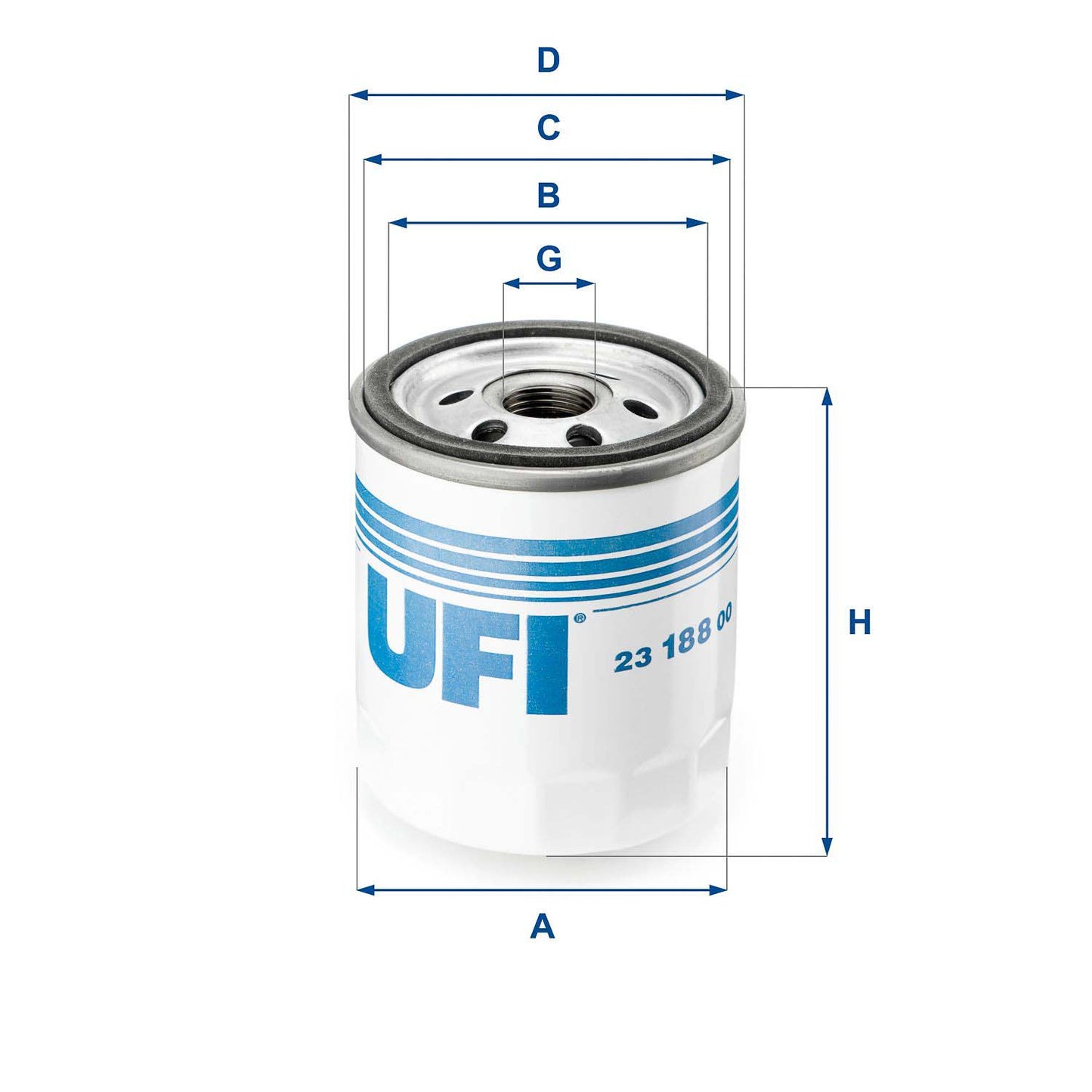 UFI 23.188.00 Oil Filter