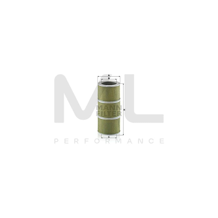 MANN-FILTER H 18 265 Oil Filter Filter Insert | ML Performance Car Parts