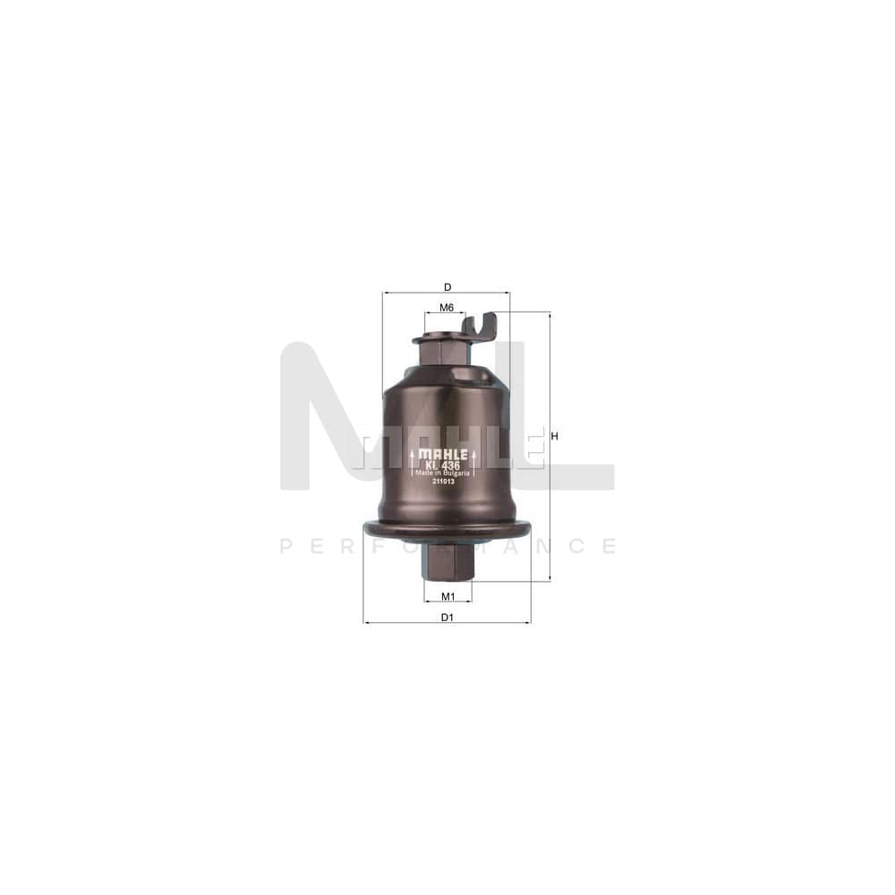 MAHLE ORIGINAL KL 436 Fuel filter for MITSUBISHI CARISMA In-Line Filter | ML Performance Car Parts