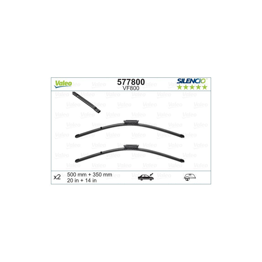 Valeo Silencio X.Trm 577800 Wiper Blade | ML Performance UK Car Parts