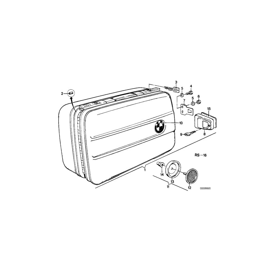 Genuine BMW 46541239479 100 69-76 65 Base 3MM (Inc. R60/6, R90S & R65T) | ML Performance UK Car Parts