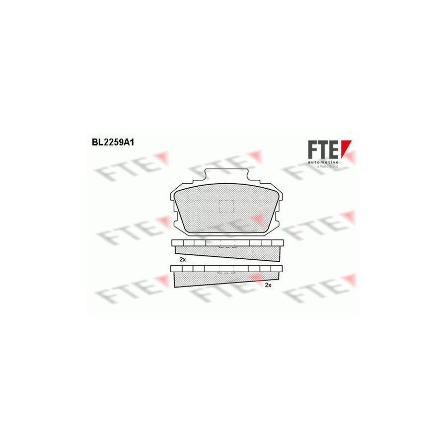 Fte BL2259A1 Brake Pad Set | ML Performance UK Car Parts