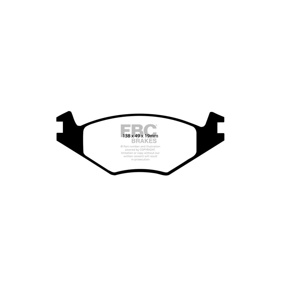 EBC DP2517/2 Seat VW Greenstuff Front Brake Pads - Girling/TRW Caliper 2 | ML Performance UK Car Parts