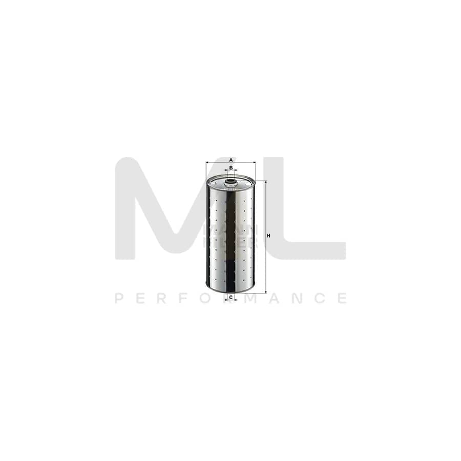 MANN-FILTER PF 1025 n Oil Filter with gaskets/seals, with seal, Filter Insert | ML Performance Car Parts