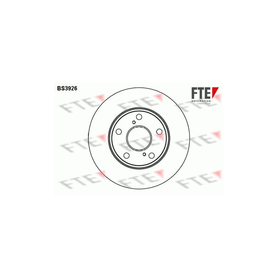 Fte BS3926 Brake Disc For Toyota Previa / Estima I (Xr10, Xr20) | ML Performance UK Car Parts