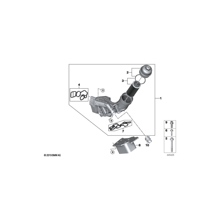 Genuine BMW 11428576432 F32 F10 G11 Asa-Bolt M6X32 (Inc. X3 20i 1.6, X3 20i & X3 30iX) | ML Performance UK Car Parts