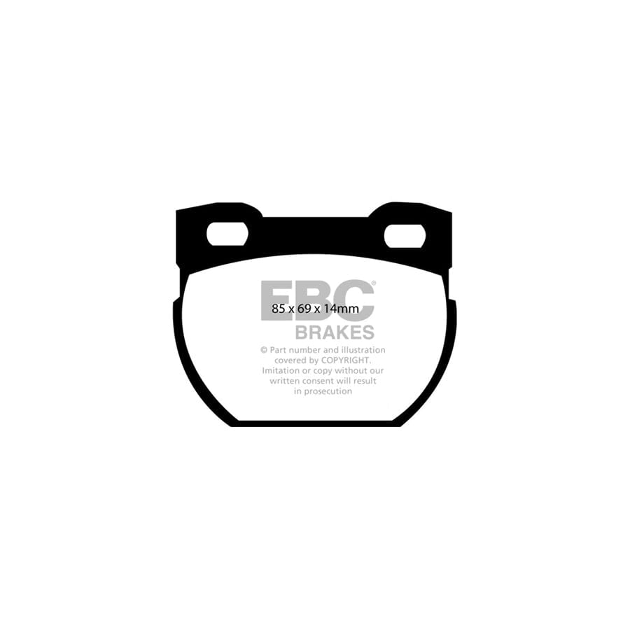 EBC PD40K1040 Land Rover Defender 110/130 Ultimax Pad & Plain Disc Kit - Lockheed Caliper 3 | ML Performance UK Car Parts