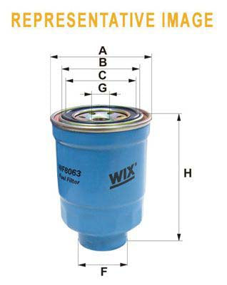 WIX Filters WF8211 Fuel Filter For Nissan Patrol Gr Iv Off-Road (Y60, Gr)