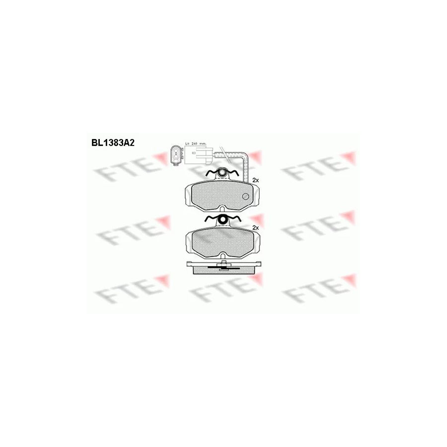 Fte BL1383A2 Brake Pad Set | ML Performance UK Car Parts