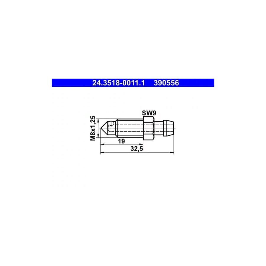 ATE 24.3518-0011.1 Breather Screw / Valve