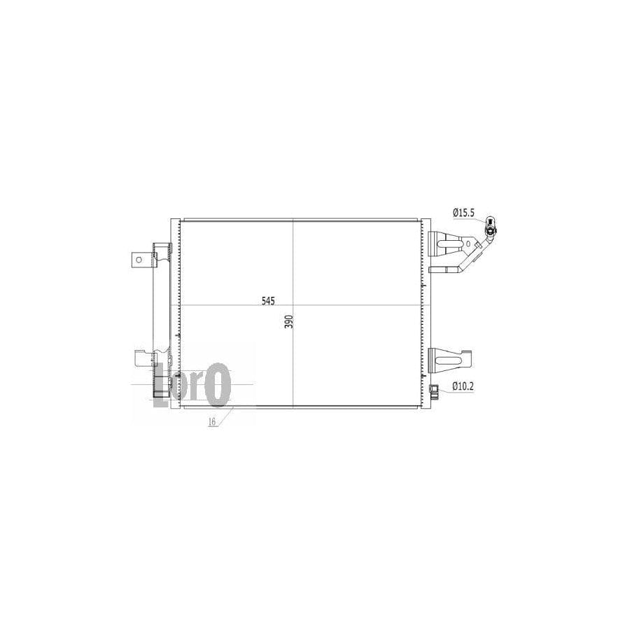 Abakus 0330160016 Air Conditioning Condenser | ML Performance UK