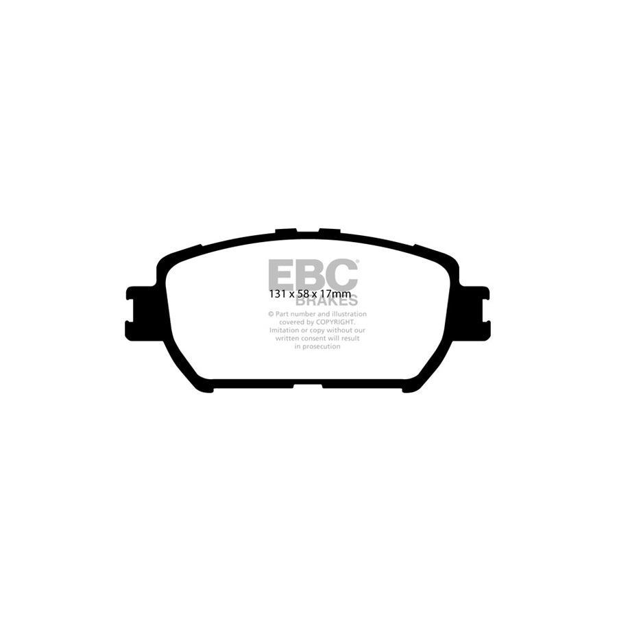 EBC DP1642 Toyota Camry Ultimax Front Brake Pads 2 | ML Performance UK Car Parts