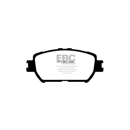 EBC DP1642 Toyota Camry Ultimax Front Brake Pads 2 | ML Performance UK Car Parts