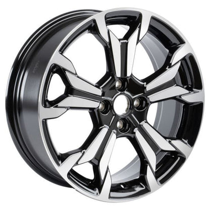 GENUINE FORD 2389648 FIESTA ALLOY WHEEL 18" 5 X 2-SPOKE DESIGN, BLACK MACHINED | ML Performance UK