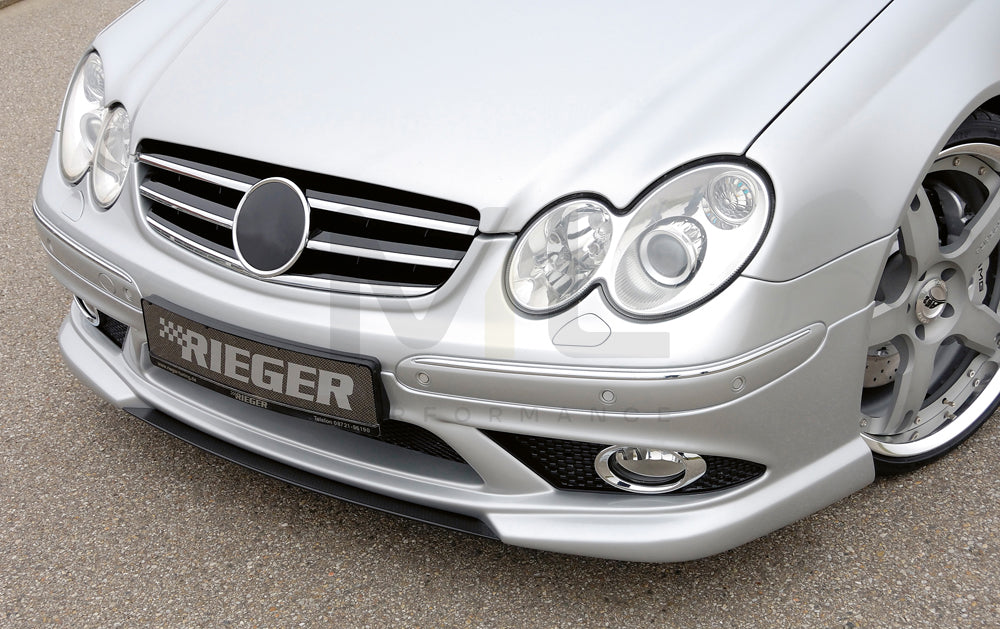 Rieger 00071010 Mercedes-Benz W209 CLK Front Splitter 3 | ML Performance UK Car Parts