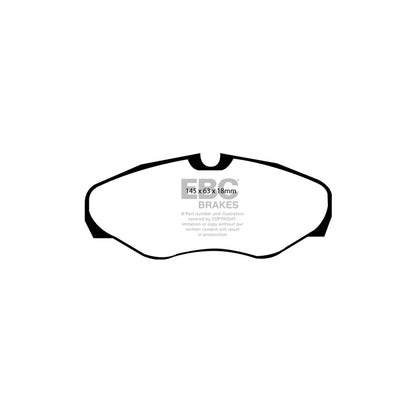 EBC DP21461 Nissan Opel Renault Vauxhall Greenstuff Front Brake Pads - Girling/TRW Caliper 2 | ML Performance UK Car Parts