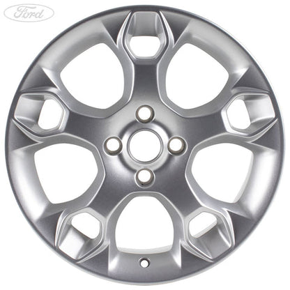 GENUINE FORD 2237319 GENUINE FIESTA 17" ALLOY WHEEL, 5 SPOKE, Y DESIGN, SILVER, 2008 - 2012 | ML Performance UK