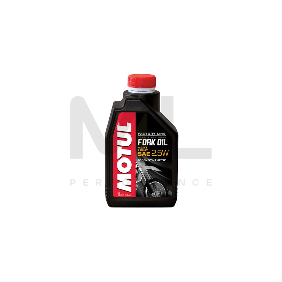 Motul Fork Oil Factory Line 2.5w - Very Light - Motorcycle Racing Suspension Fluid 1l | Engine Oil | ML Car Parts UK | ML Performance