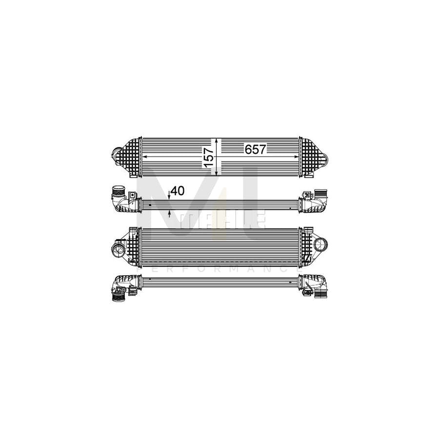 MAHLE ORIGINAL CI 248 000P Intercooler | ML Performance Car Parts