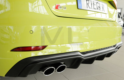 Rieger 00056821 Audi 8V S3 Rear Diffuser 9 | ML Performance UK Car Parts