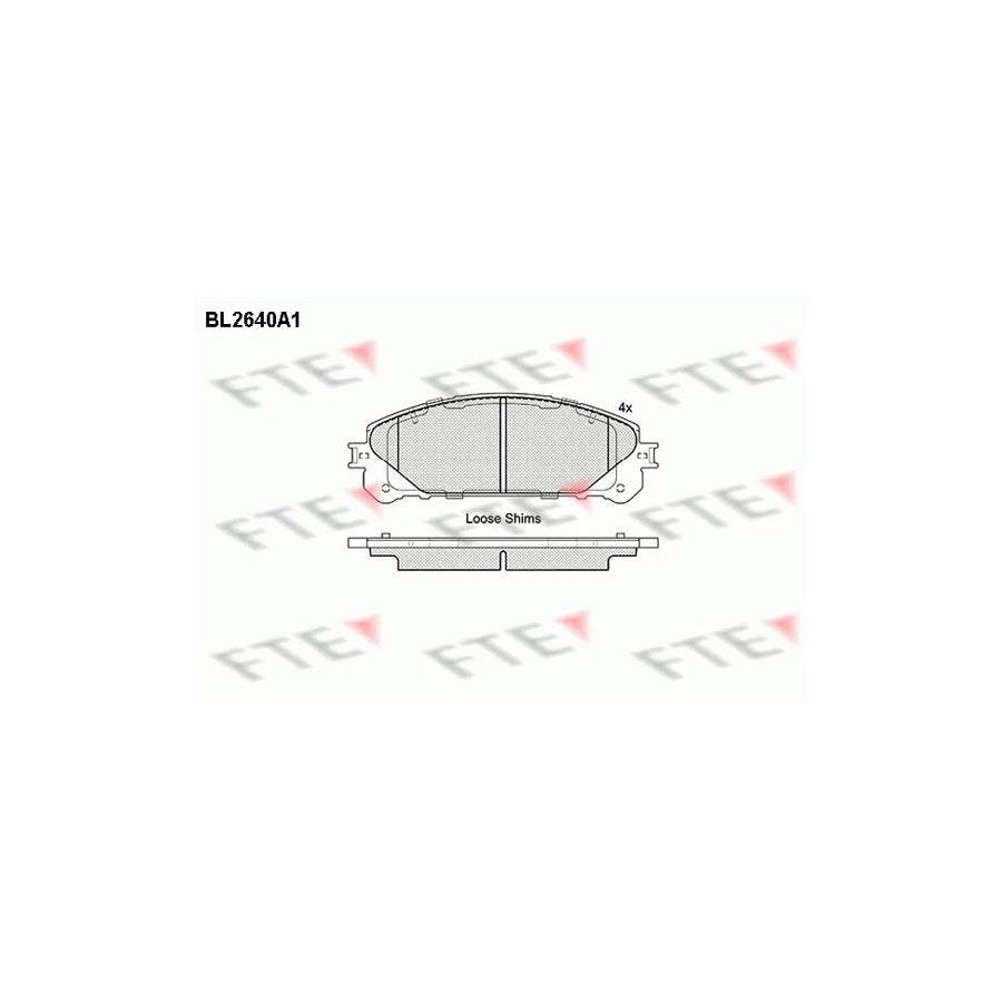 Fte 9010883 Brake Pad Set | ML Performance UK Car Parts