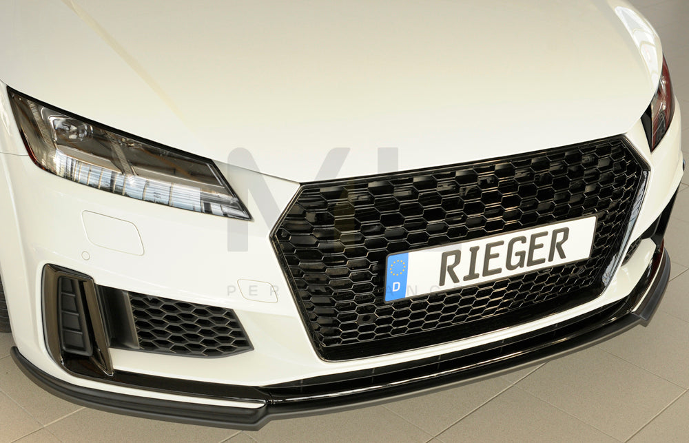 Rieger 00055180 Audi 8J-FV 8S Front Splitter (TT & TTS) 10 | ML Performance UK Car Parts