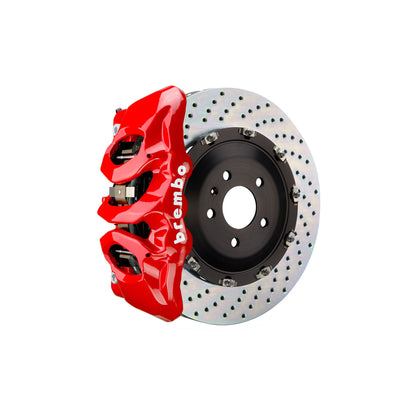 Brembo 1T1.9007A Audi Front GT 6-Pistons Drilled 2-piece Big Brake Kit 380x34mm (Inc. Q5, S4, S5)