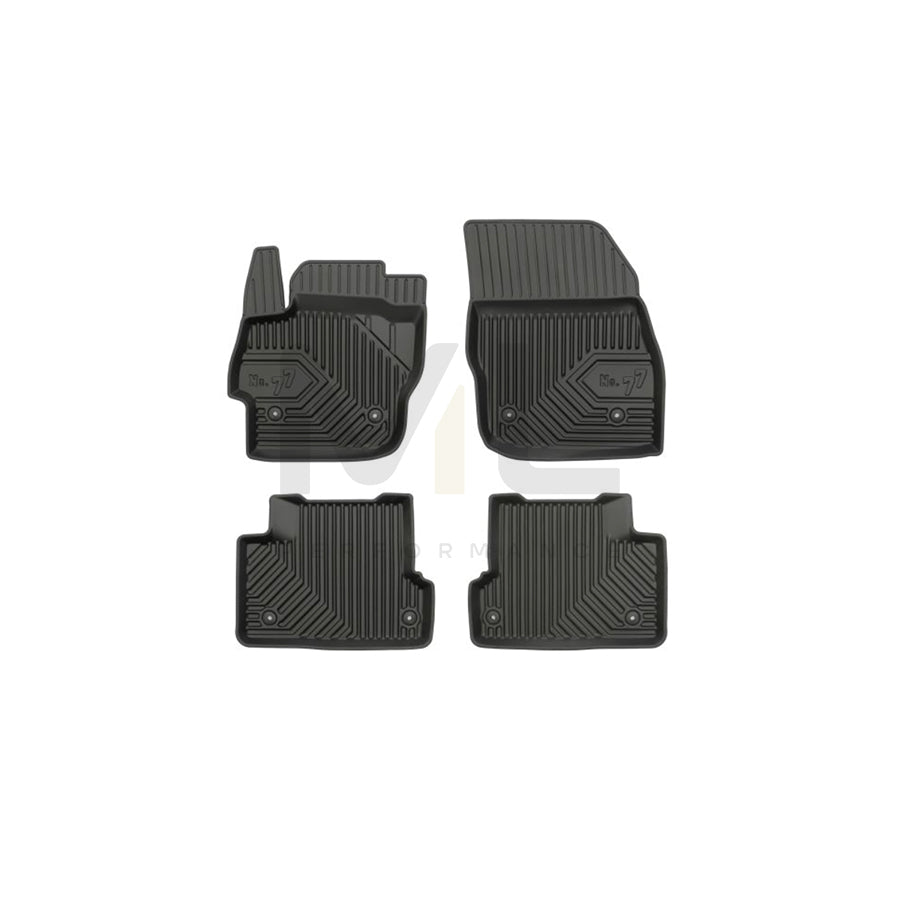 FROGUM Tailored 77407411 Floor mat set for MAZDA 3 Elastomer, Front and Rear, Quantity: 4, Black | ML Performance Car Parts