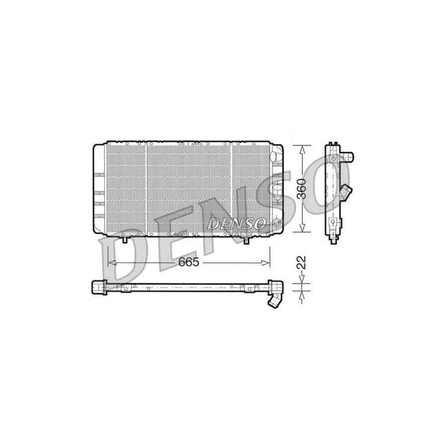 Denso DRM23020 Drm23020 Engine Radiator | ML Performance UK