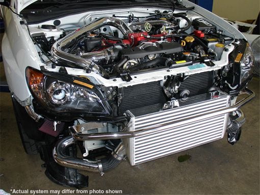 INJEN IMPREZA WRX '06/- ALSO STI FRONT MOUNT INTERCOOLER W/PIPING - SES1202FMGT