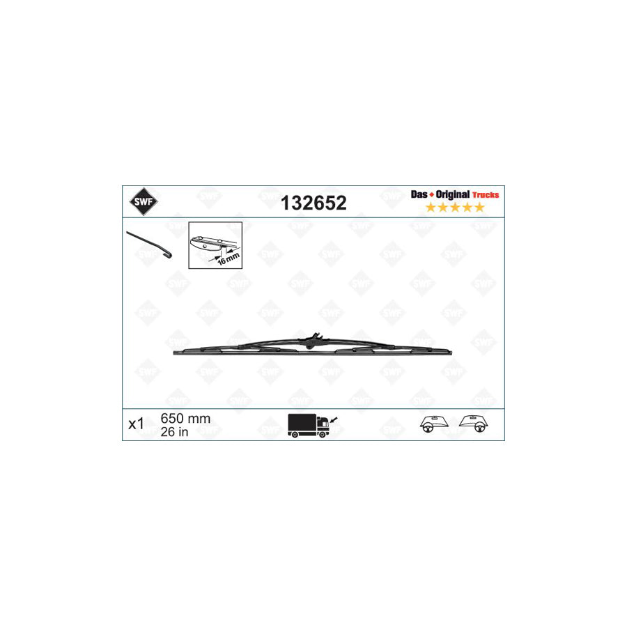 Swf Das Original Trucks, Original Wiper Blade | ML Performance UK Car Parts