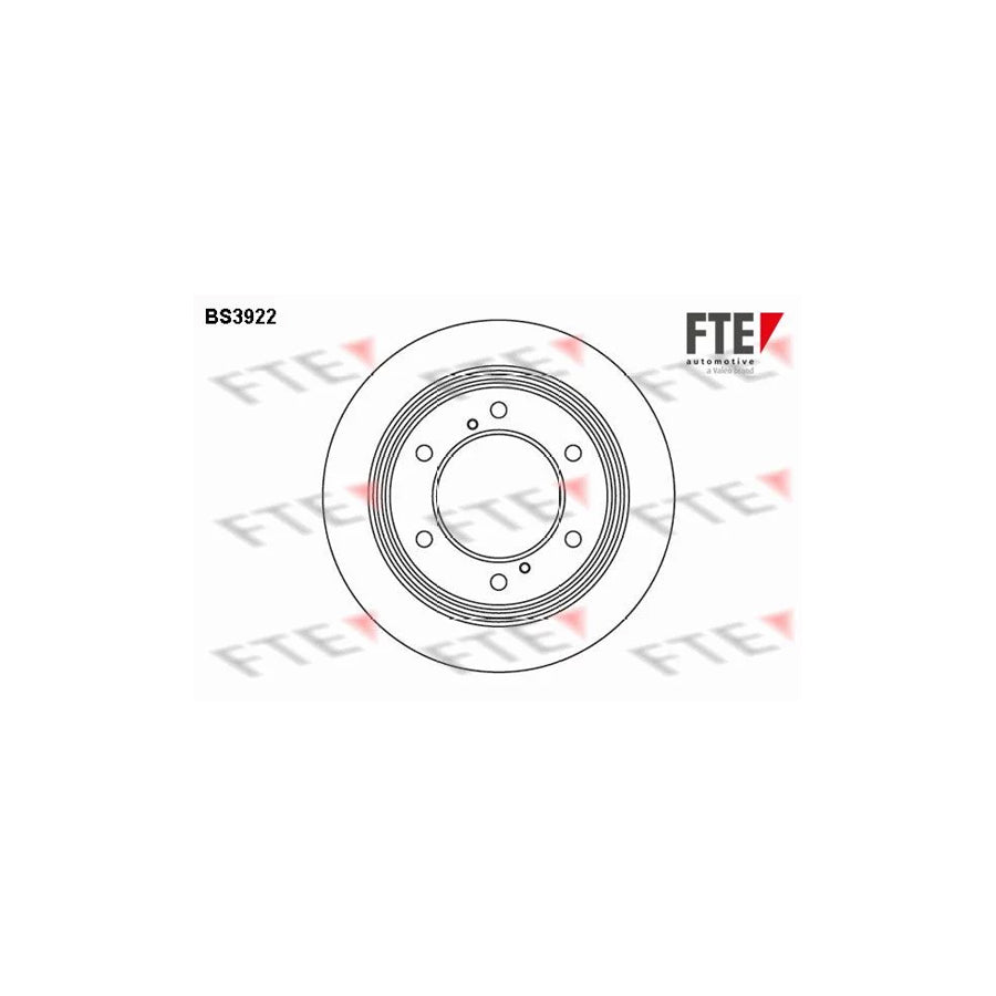 Fte BS3922 Brake Disc For Nissan Terrano I Off-Road (Wd21) | ML Performance UK Car Parts