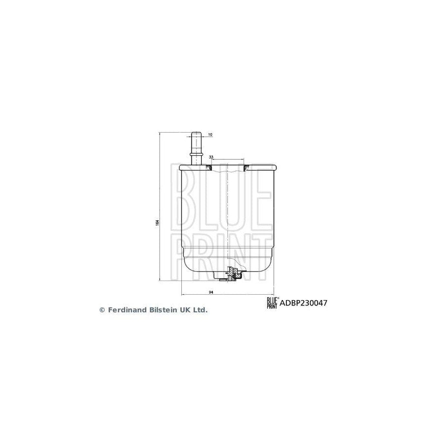 Blue Print ADBP230047 Fuel Filter