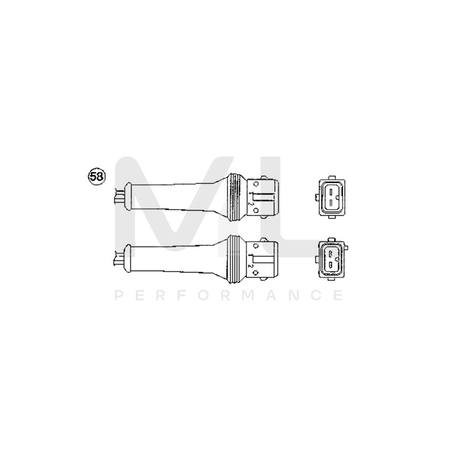 NTK Lambda Sensor / O2 Sensor (NGK 0201) - OZA527-E3 | ML Car Parts UK | ML Performance