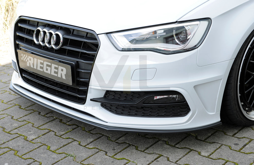 Rieger 00056795 Audi 8V Front Splitter (A3 & S3) 4 | ML Performance UK Car Parts