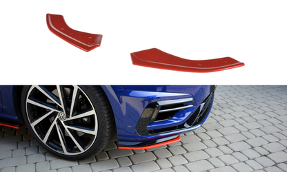 Maxton Design VW-GO-7F-R-FD8T Front Splitter V.8 Volkswagen Golf R / R-Line MK7.5 | ML Performance UK Car Parts